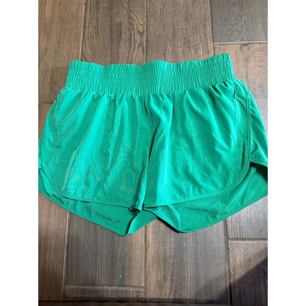 Pinspark Green Athletic Shorts